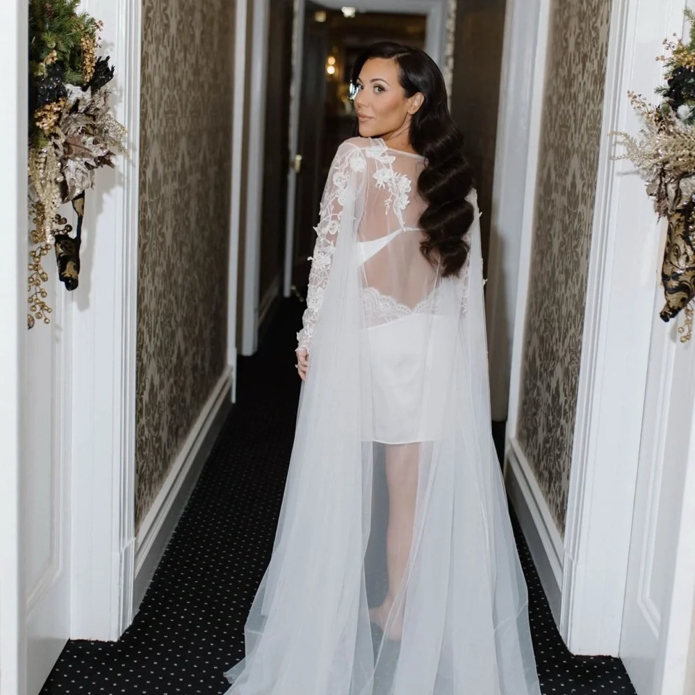 VOIR BRIDE - BLOSSOM BRIDAL ROBE - Picture 4 of 6